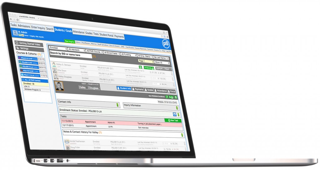 Web-based student administration